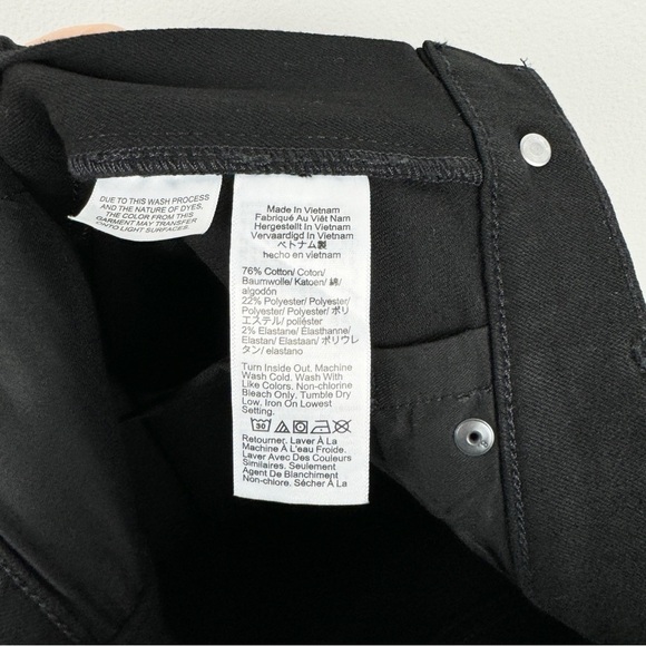 J. Crew Pettie A-line Cotton Blend Denim Skirt Black Size 4P NWT - Picture 5 of 5